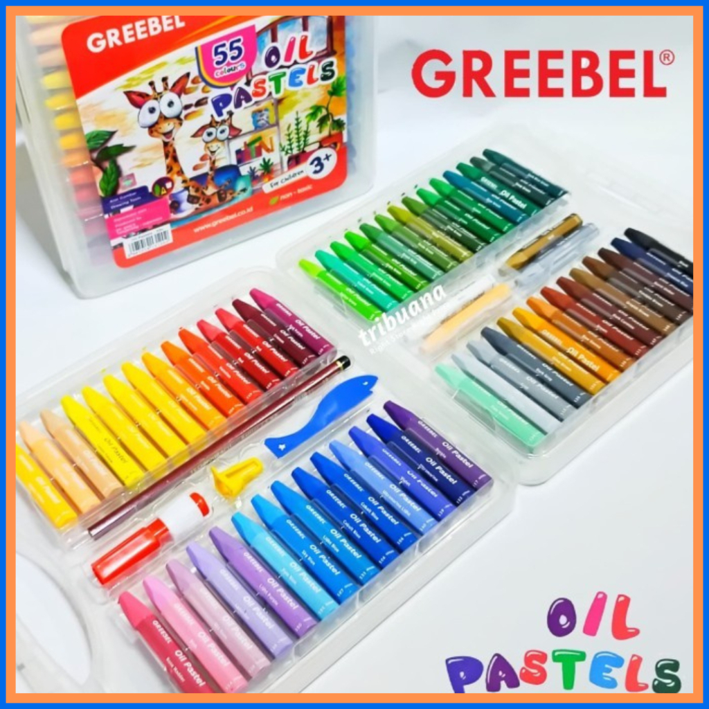 

Crayon Oil Pastel Greebel 55 Warna ( Set )