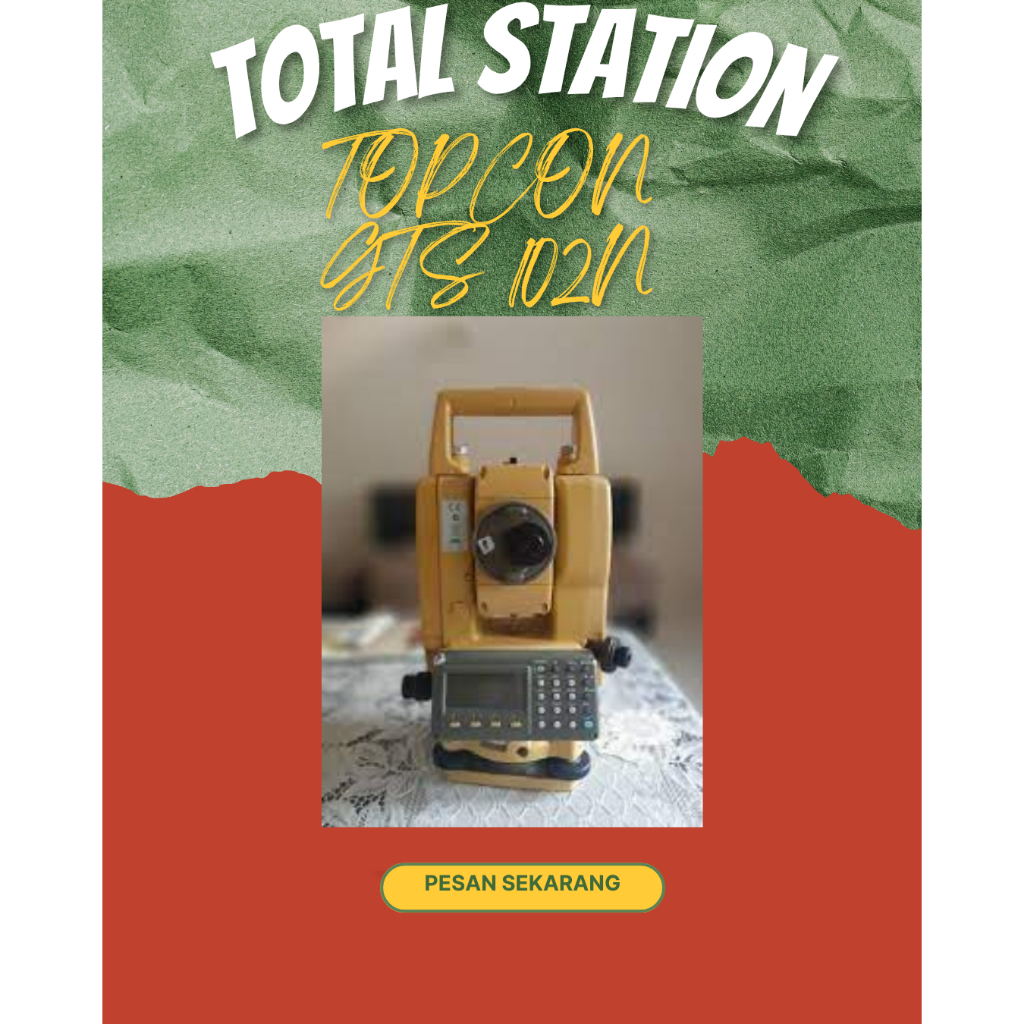 Total Station Topcon GTS 102n Bekas / Topcon Gts 102n Second
