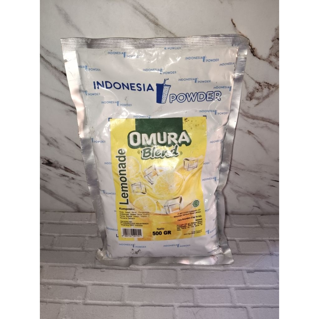 

omura blend lemonade isi 500 gram