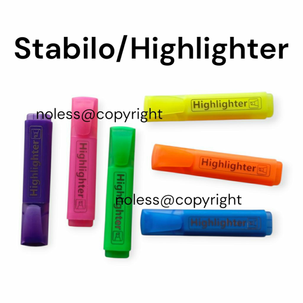 

NOLESS (1 buah) Stabilo (random) / Highlighter / Penanda Catatan