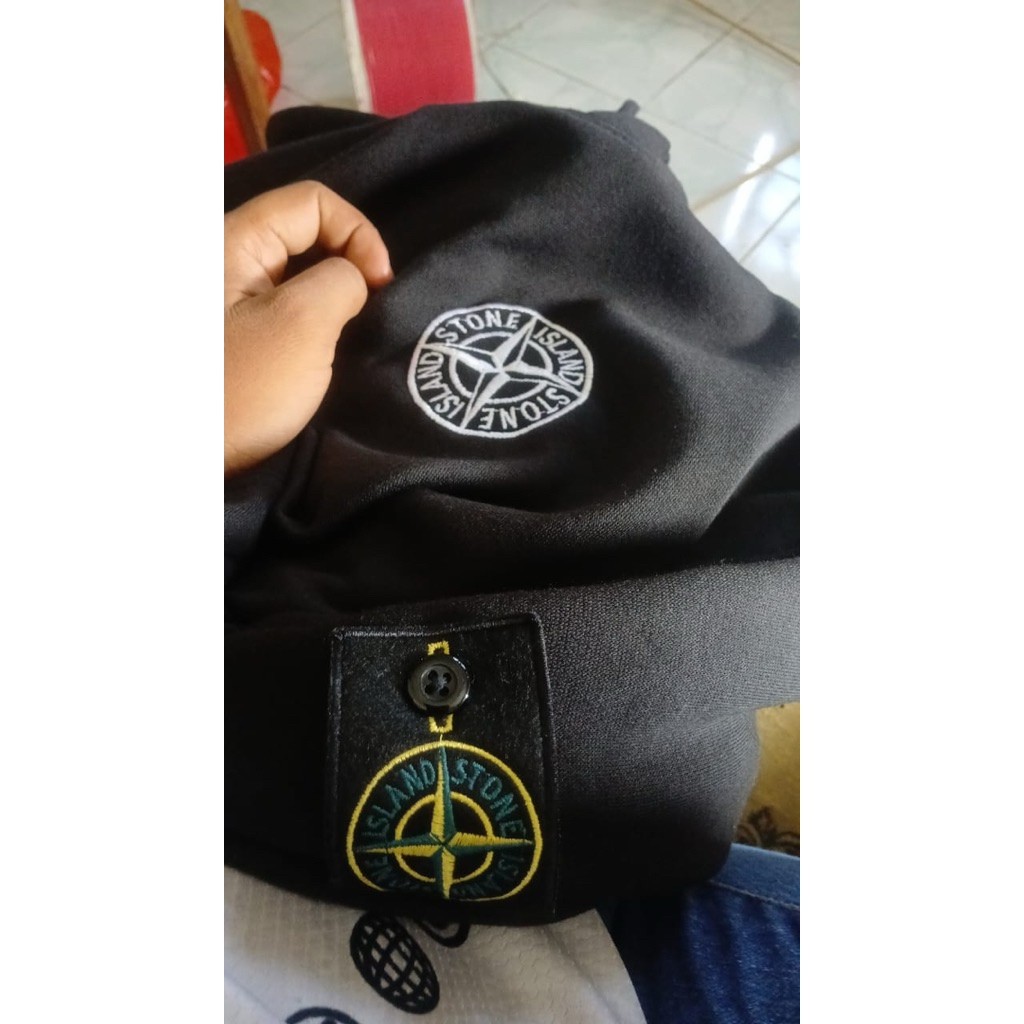 jaket hoodie stone island original 100%