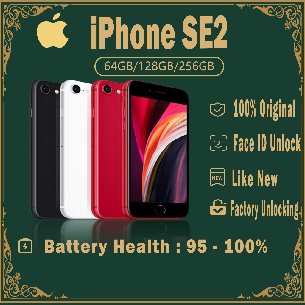 iPhone SE 2 2020 64GB/128GB/256GB Second Original 100% MULUS Fullset (99% New)3uTools 100%