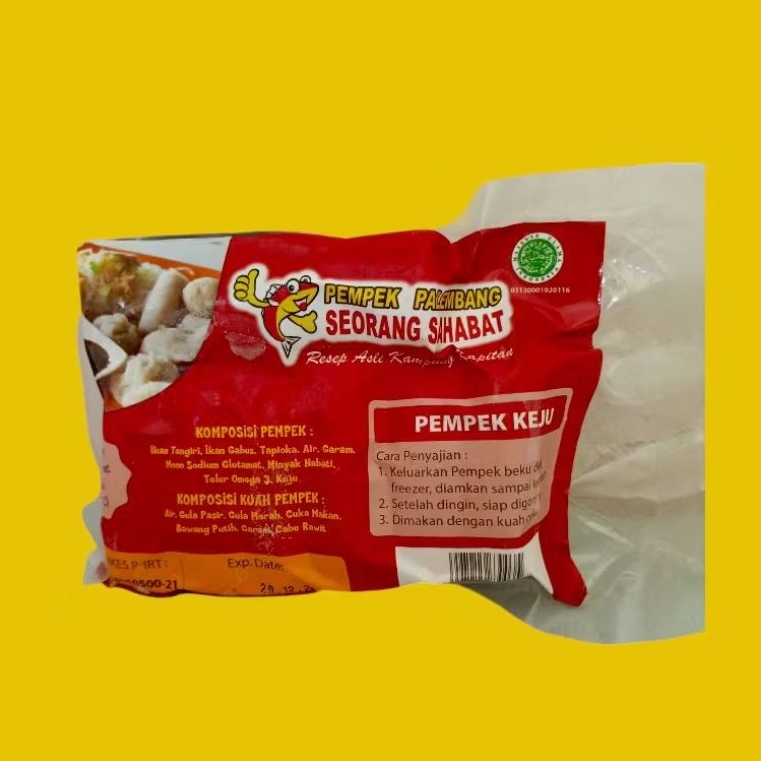

Pempek Asli Palembang - Pempek KEJU ikan Tenggiri, Frozen pack isi 6 pcs