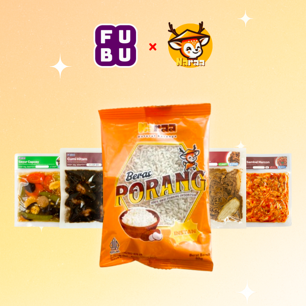 

[FREE GIFT] FUBU x Naraa Beras Porang 50g