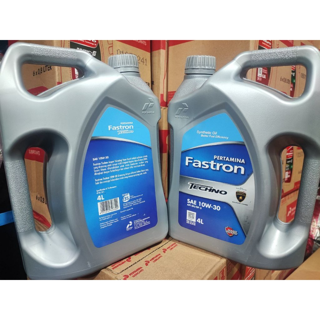 (Asli 100%) OLI FASTRON TECHNO 10W-30 LAMBO, 4Liter SNI / OLI MOBIL / FASTRON TECHNO / ORIGINAL PERT