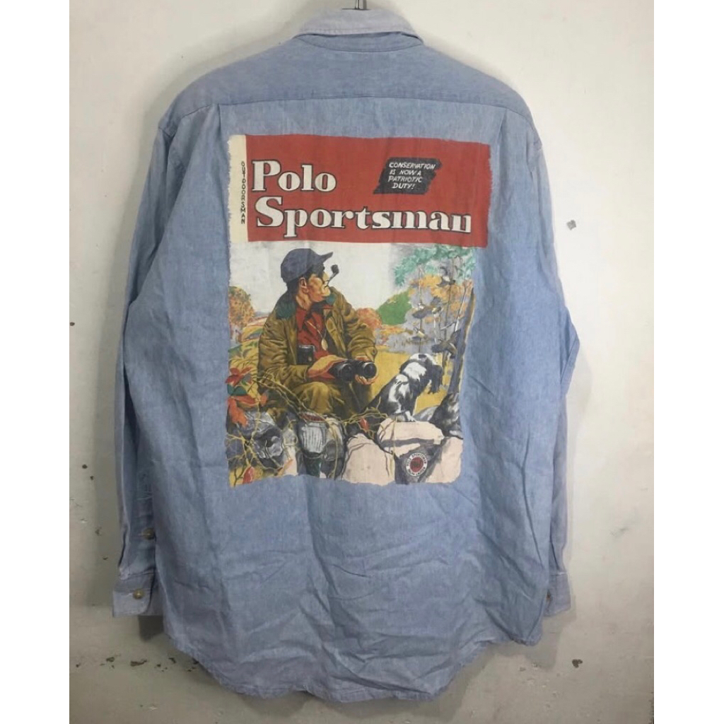 Rare Vintage Polo Sportsman Ralph Lauren Kemeja
