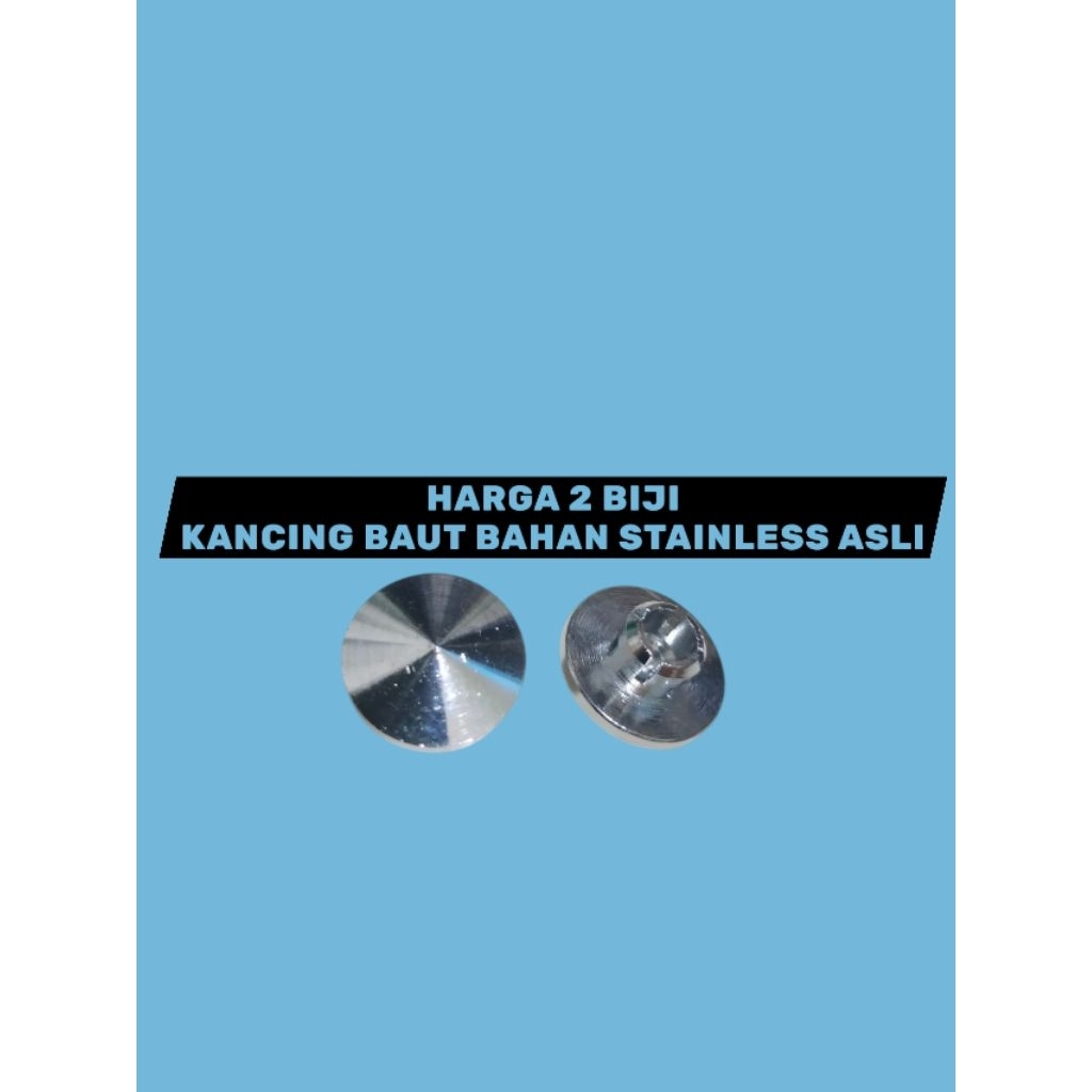 2PCS KANCING BAUT L6 M8 STAINLESS TUTUP BAUT L 6 M8 STAINLESS TUTUP BAUT L DRAT 12 kancing baut stai