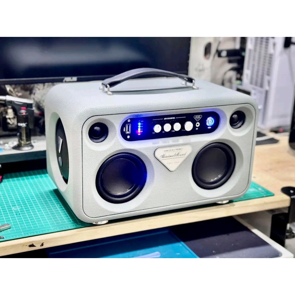 SPEAKER BLUETOOTH PORTABLE MODEL JBL BOOMBOX 100WATT X2 + KARAOKE