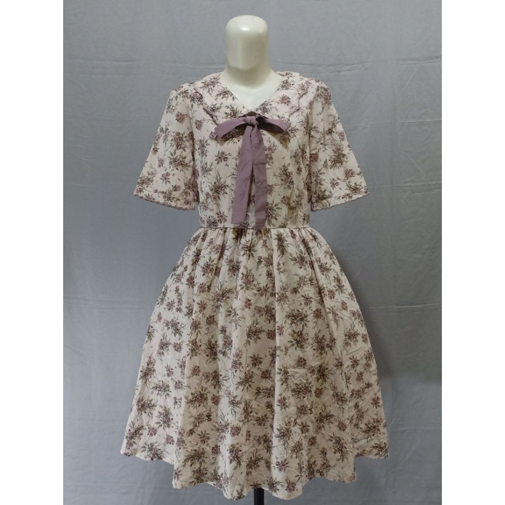 Flower Shabby Dress Axes Femme
