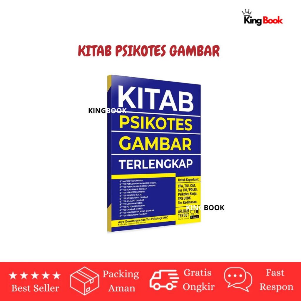 KITAB PSIKOTES GAMBAR POCKET PRAKTIS TIU TWK TKP