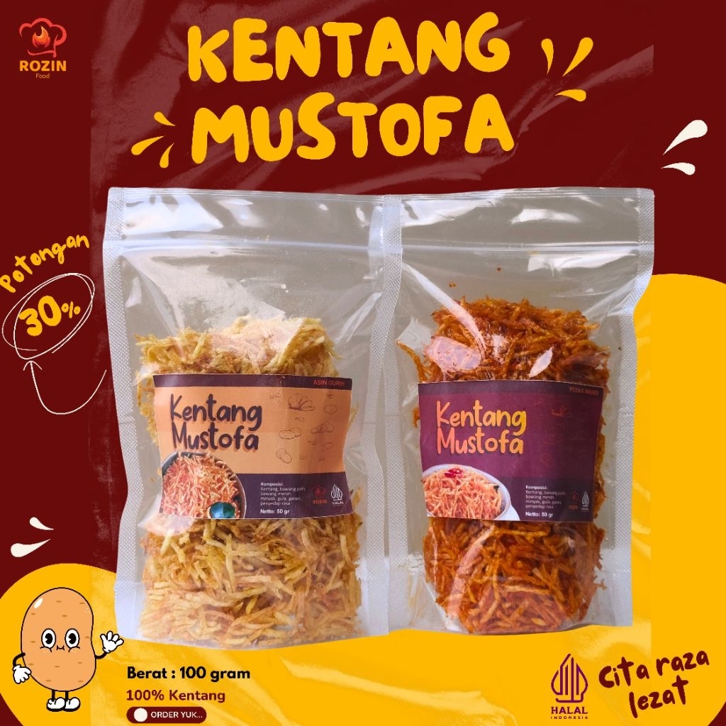 

Kentang Mustofa, Kentang Pedas Manis, Kentang Asin Sedap, Kentang termurah