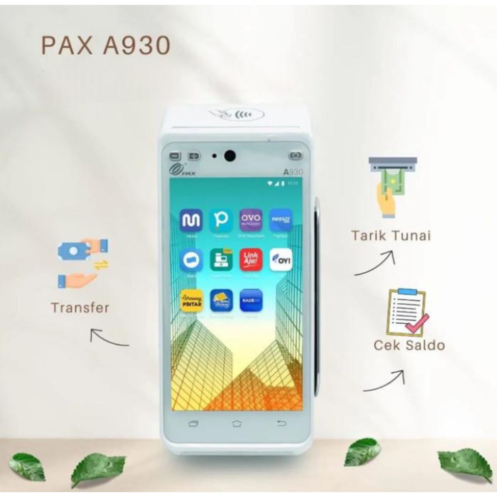 Kasir Printer EDC Android PAC A930 SPBU