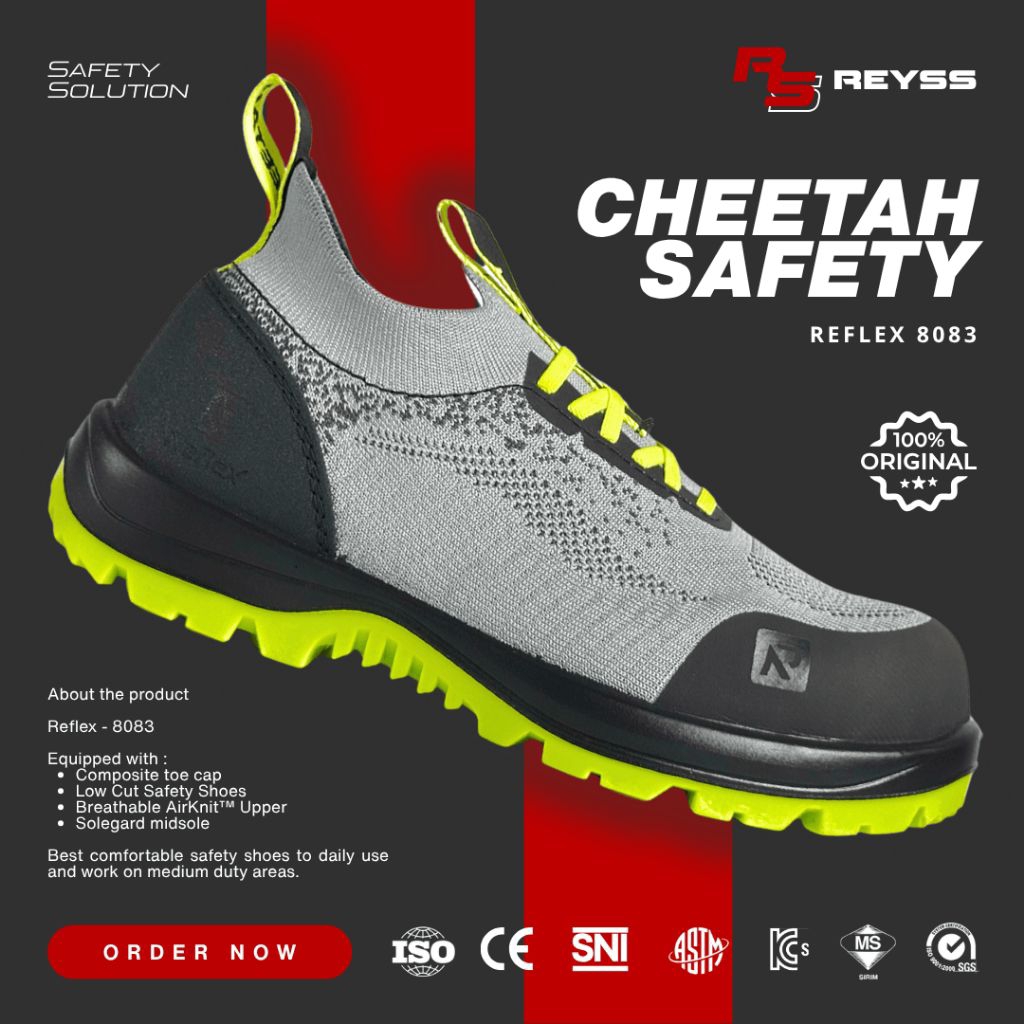 Sepatu Safety Cheetah Reflex 8083