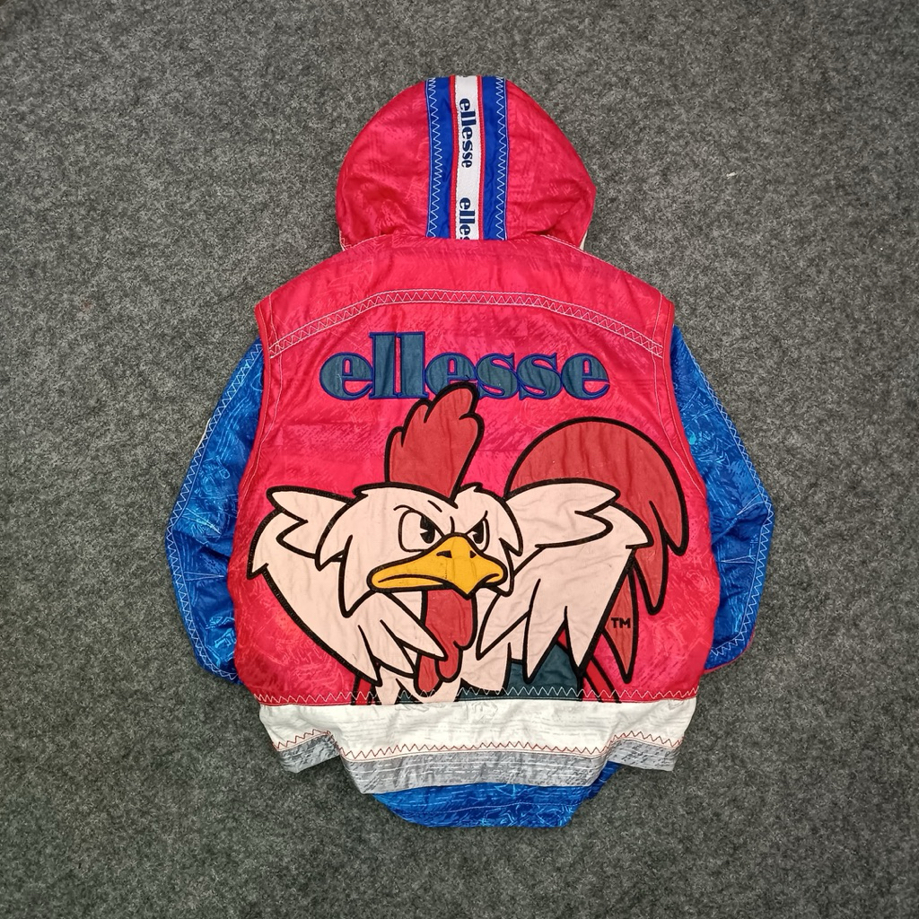 Ellesse Cocorico 2in1 Vest + Jacket Super rare item