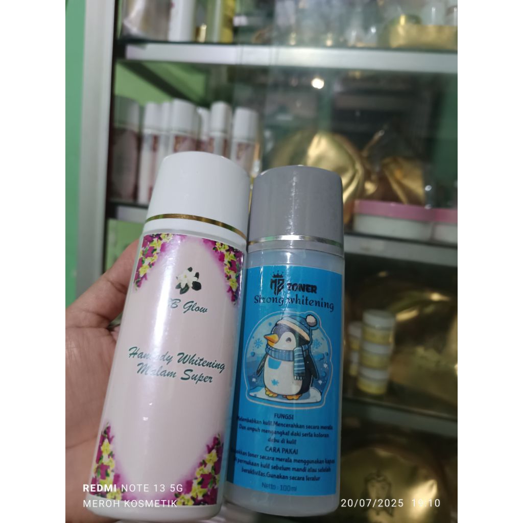 HB BB GLOW&TONER BADAN STRONG( BEST SELLER KULIT BADAK)