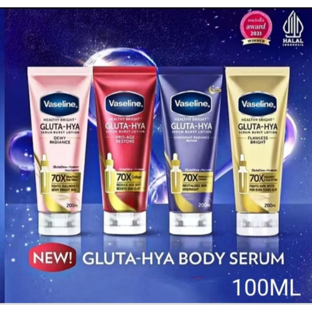 VASELINE GLUTA-HYA SERUM  100ML
