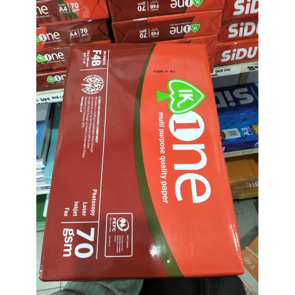 

KERTAS HVS AI ONE | A4 | F4 | 70 GSM