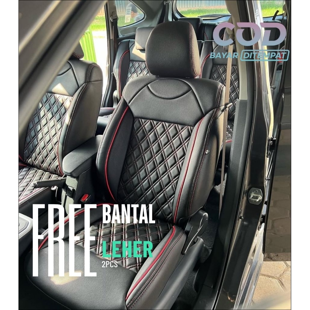 PROMO  Cover Jok Mobil Daihatsu Xenia 2018-2025 Full Set 3 Baris Jok