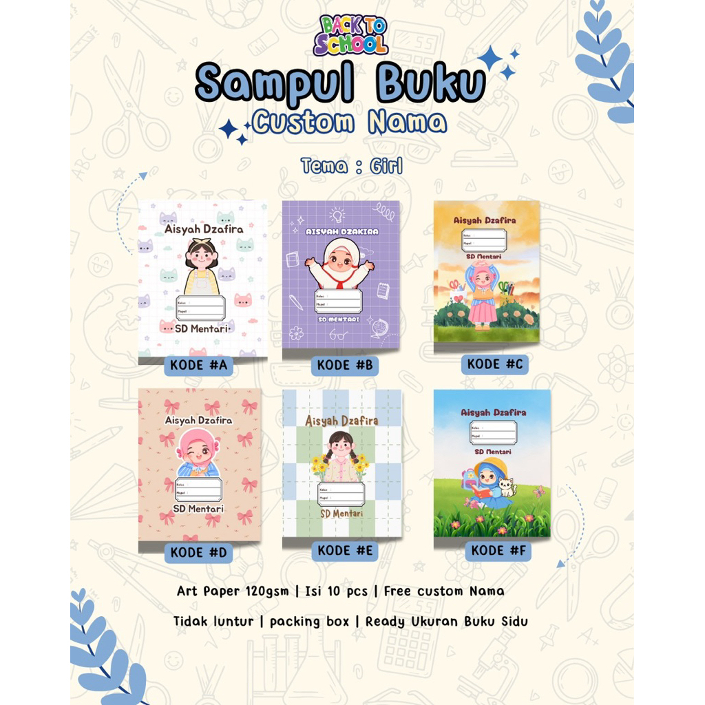 

Sampul Buku Tulis Custom
