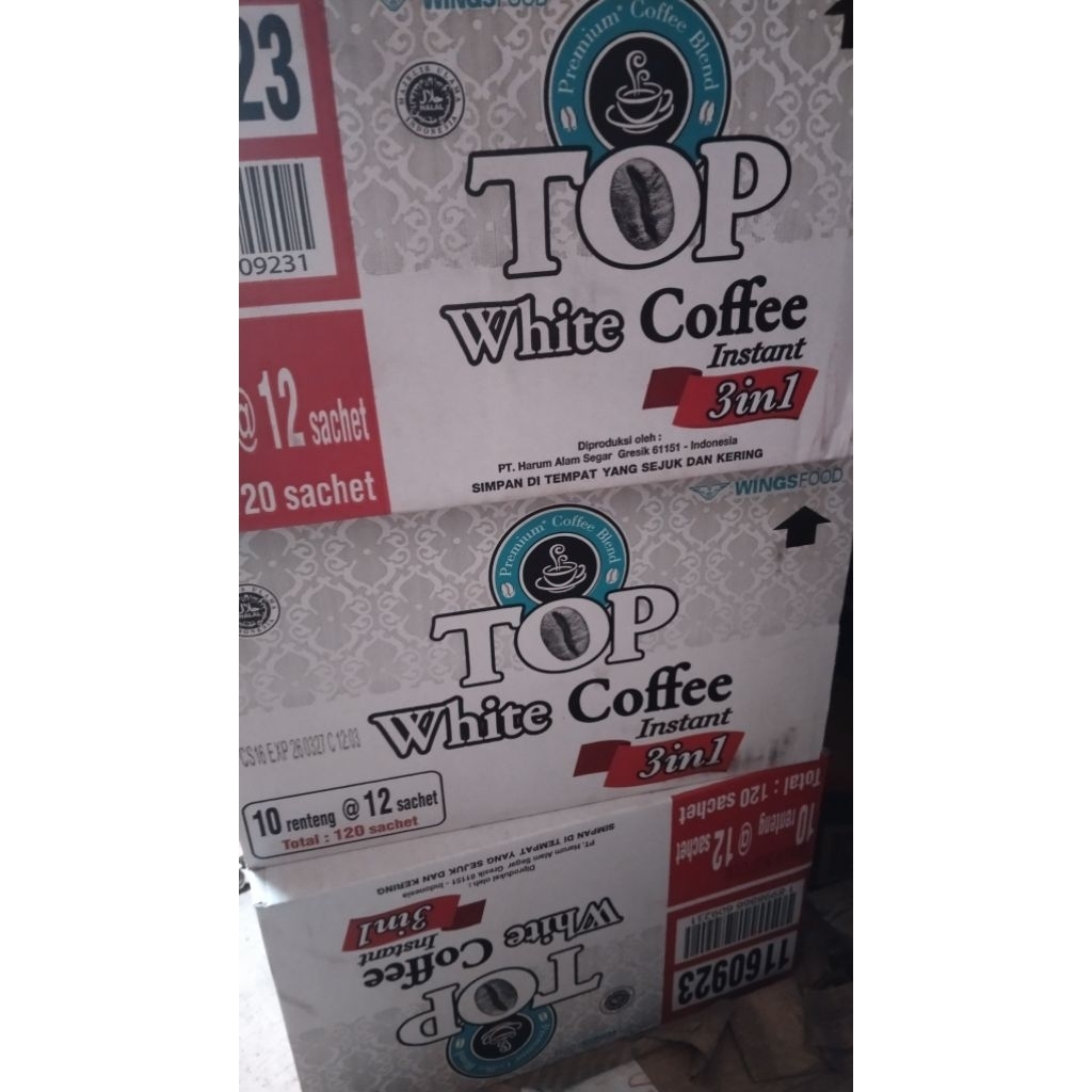 

Top white coffe 1dus (120sashet)