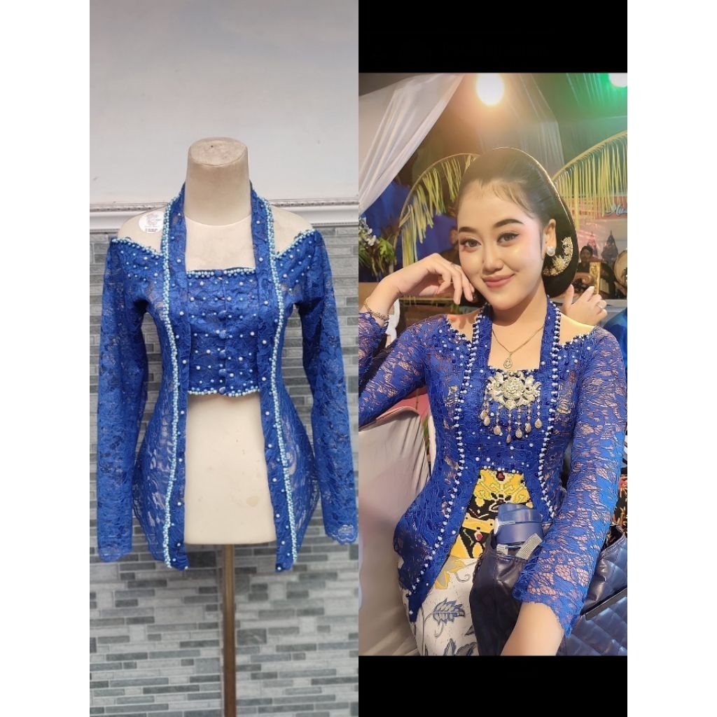 kebaya kutubaru modif , kebaya payet mutiara, kebaya murah, kebaya modern
