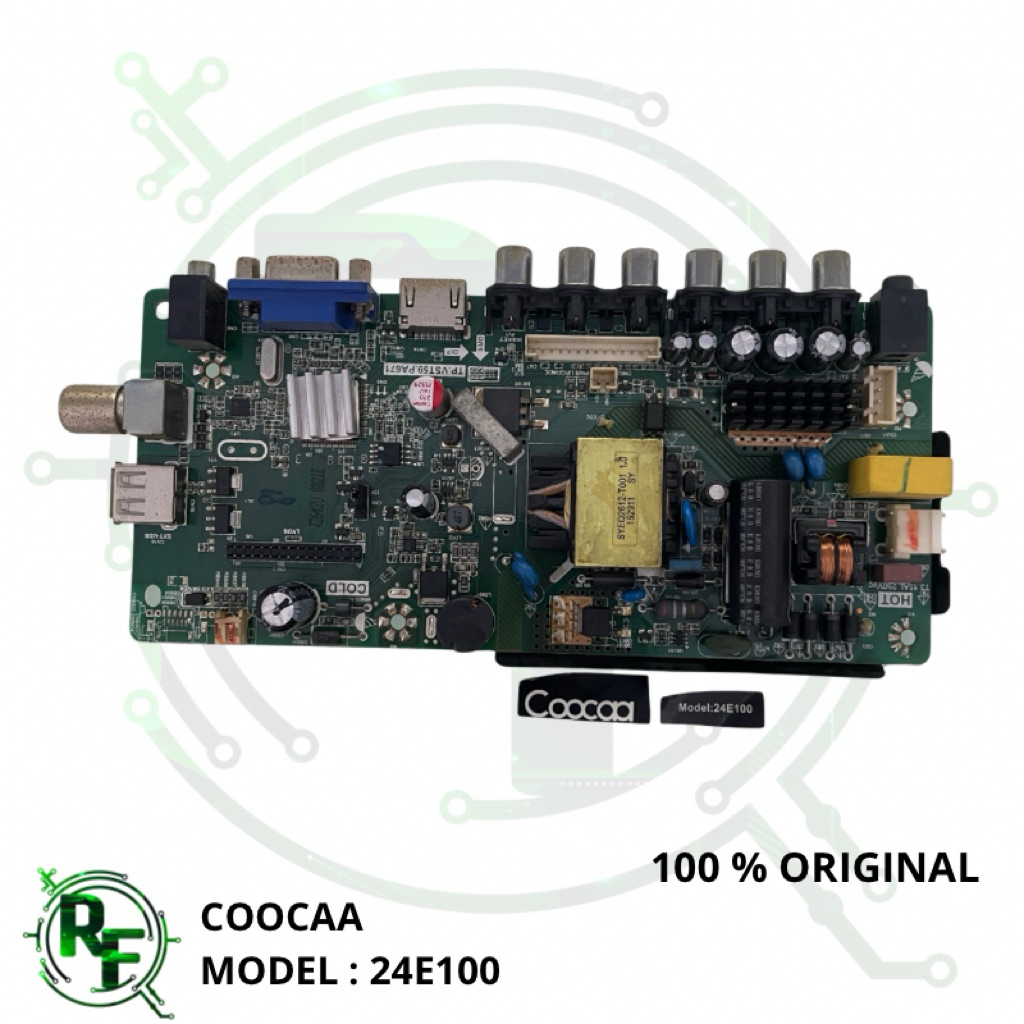 MB TV COOCAA 24E100  mainboard mesin tv coocaa 24e100