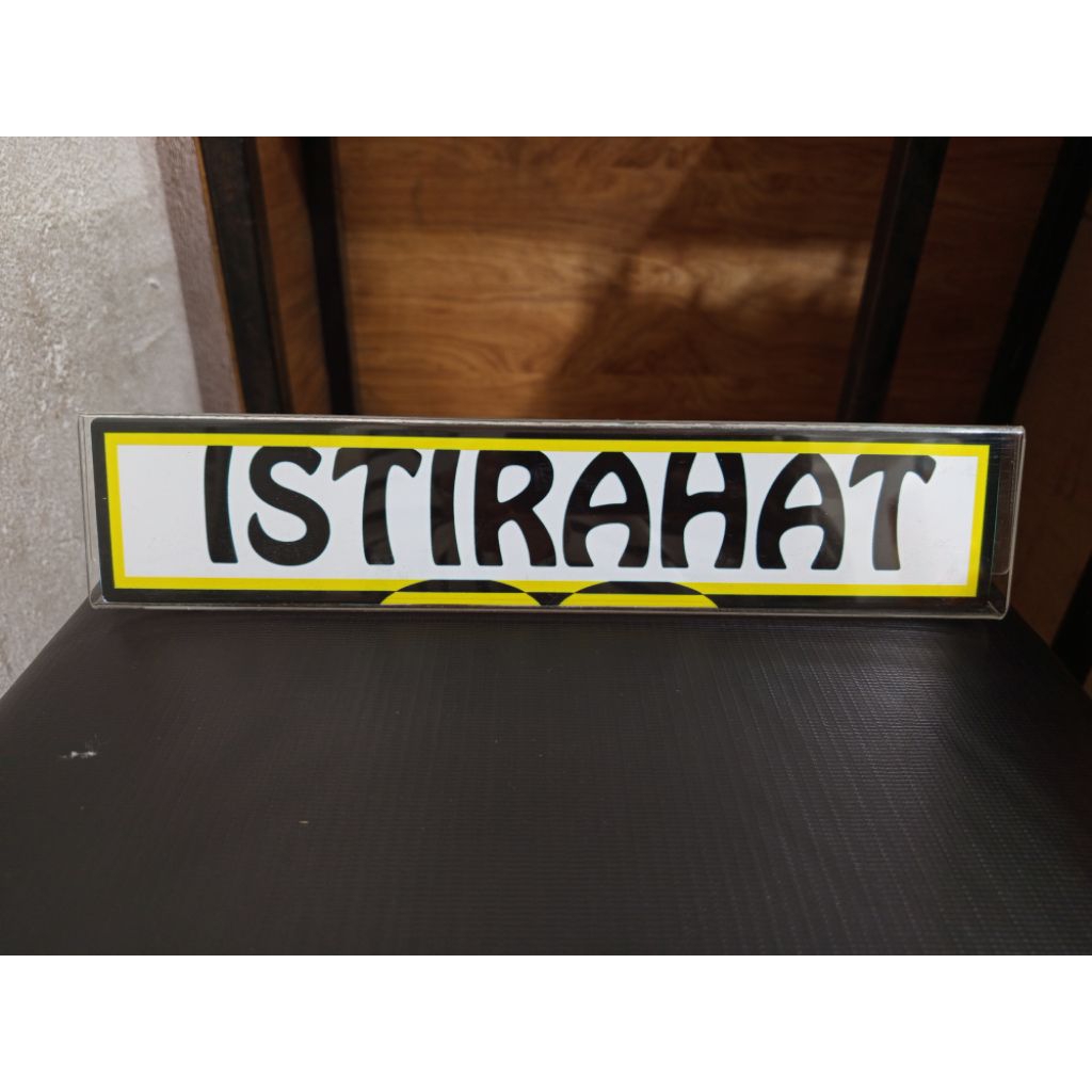 

Tent Holder Table Sign akrilik bussines name display akrilik UK 30x6cm