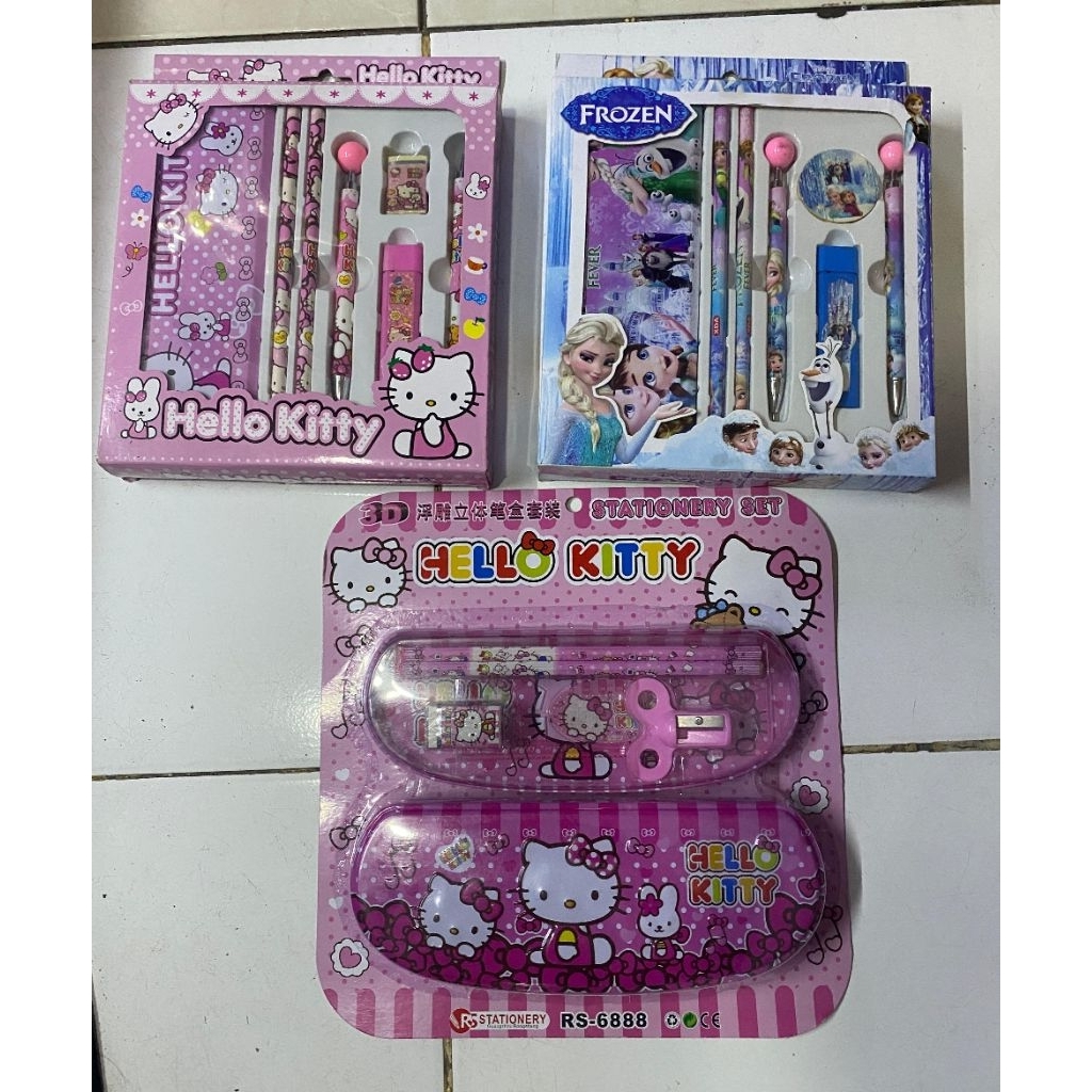 

Alat tulis set anak berbagai karakter