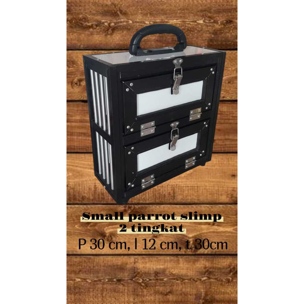 Box FF Slim 2 Tingkat / Box Burung Free Flight / Box Traveling / Box Parrot / Box FF / Box Tingkat 2
