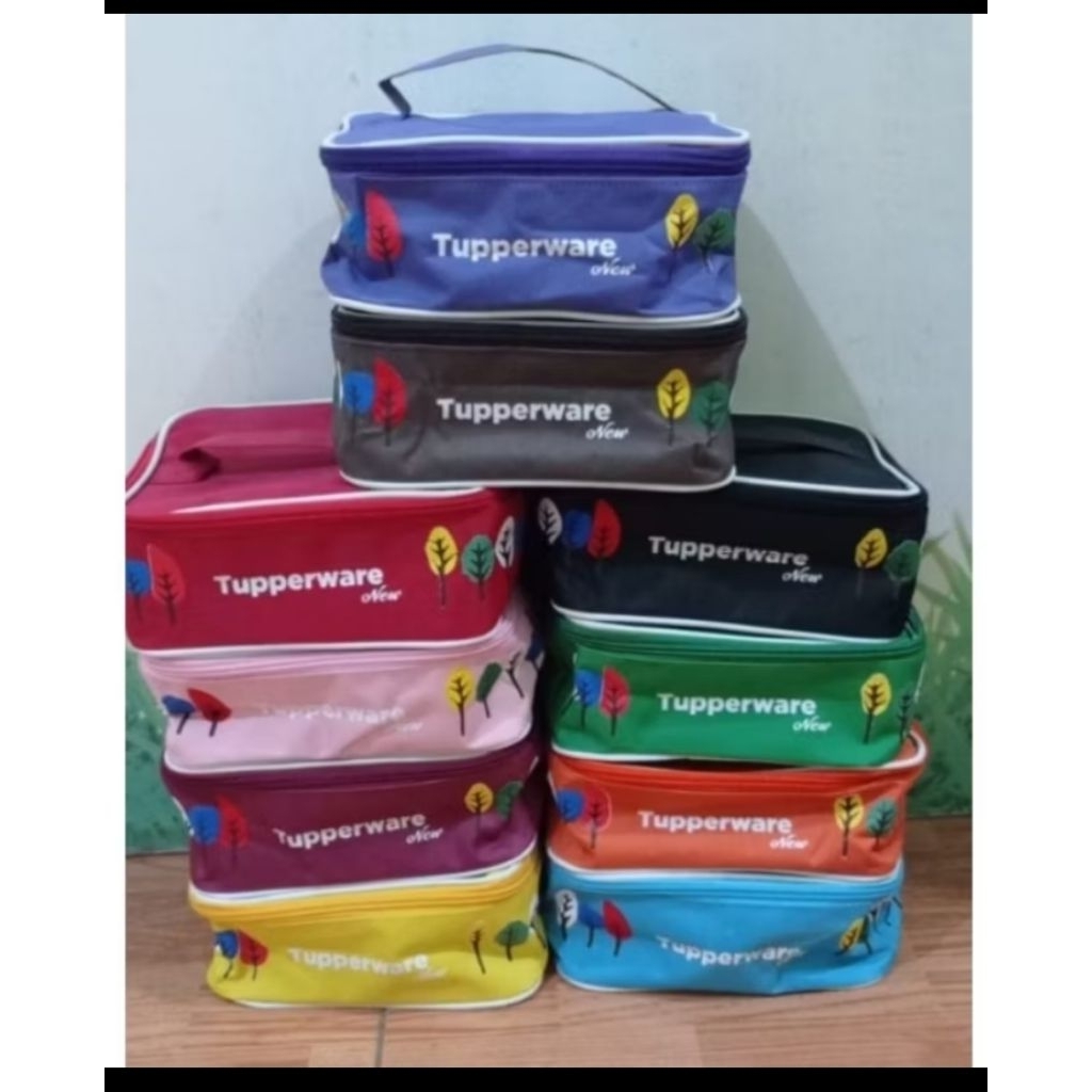 Tas Lolly Tup Tas Bekal wadah tupperware Lolly tup large square away