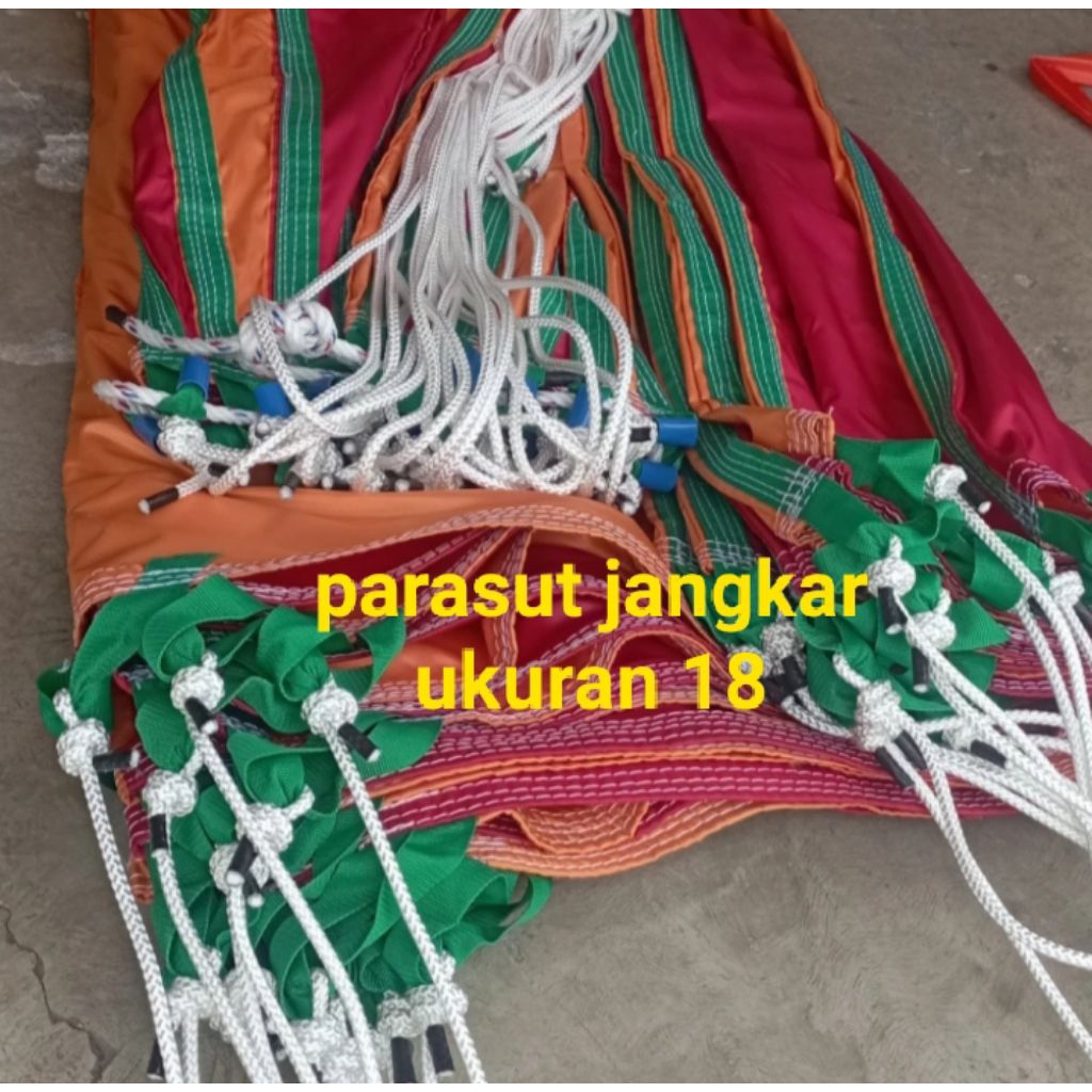 PARASUT JANGKAR UKURAN 18 PANJANG 5 METER