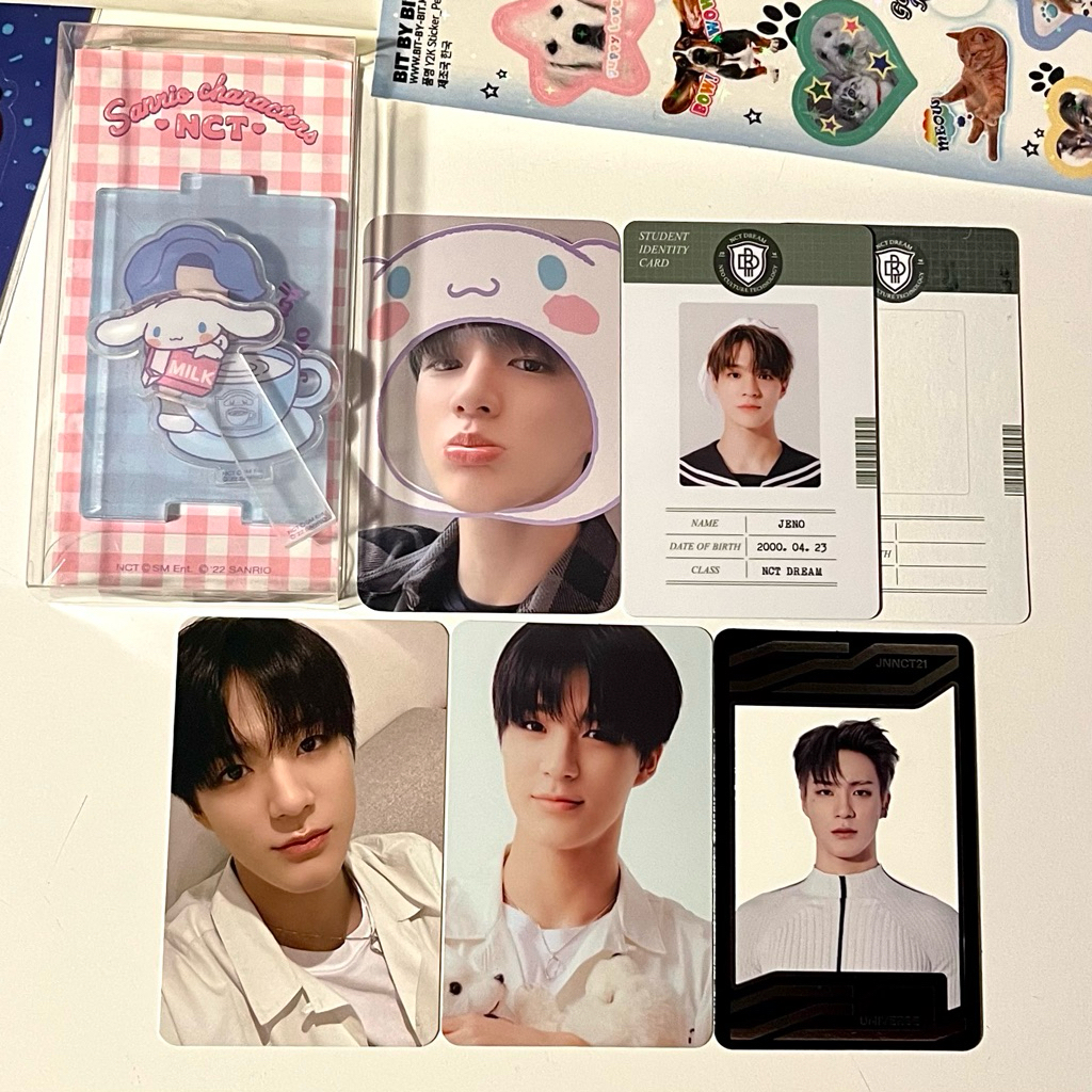 jeno sg22 photopack bene smstore nct dream pp season greetings 2022 boneka doll pc photocard univers