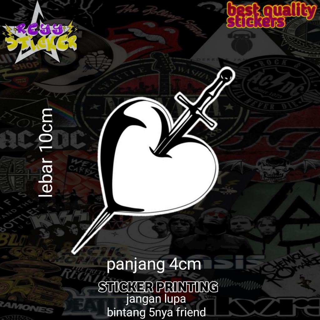 

STICKER PRINTING ANTI AIR HATI TERLUKA