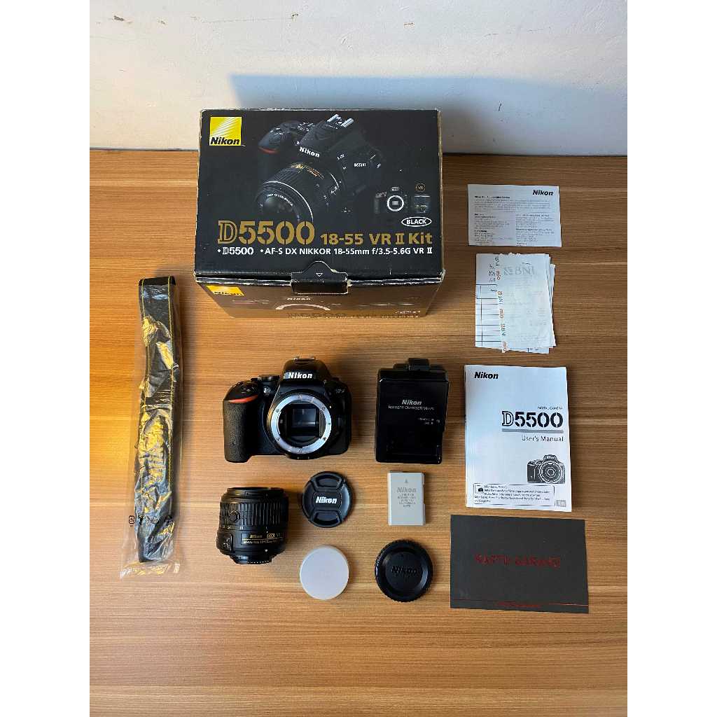 Nikon D5500 Kit Fullset Second