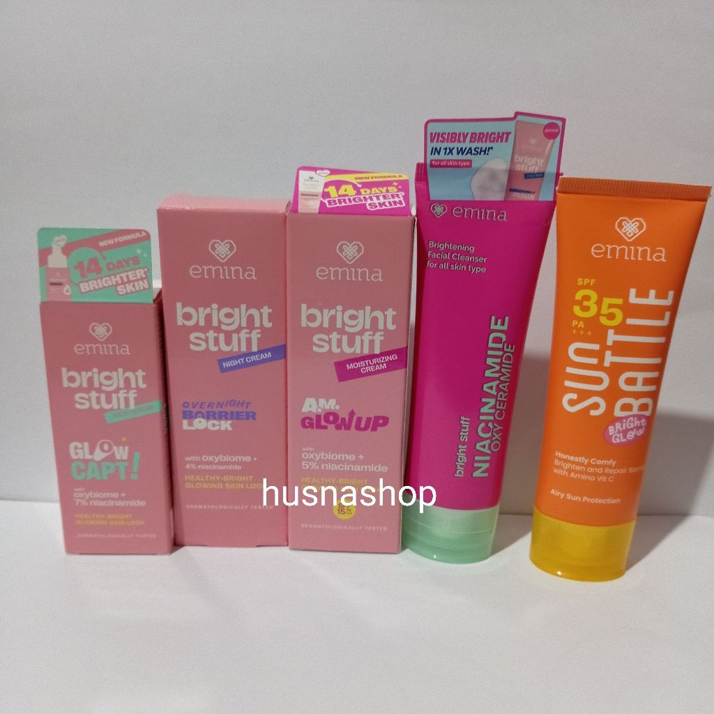 Paket Skincare Emina Bright Stuff 5 in 1 Paket Skincare Remaja