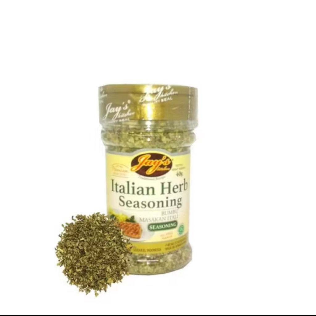 

Jay’s Italian Herb Seasoning 40g – Bumbu Masakan Italia Premium, Lezat & Praktis
