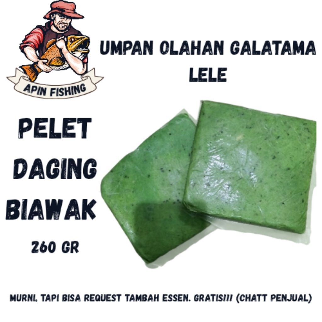 UMPAN MANCING UMPAN OLAHAN PELET DAGING BIAWAK (REKOMENDASI UNTUK GALATAMA LELE) bisa request tambah