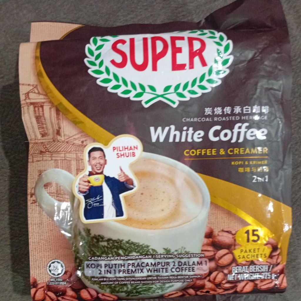 

White Coffee 2 in 1 Super 375 gram