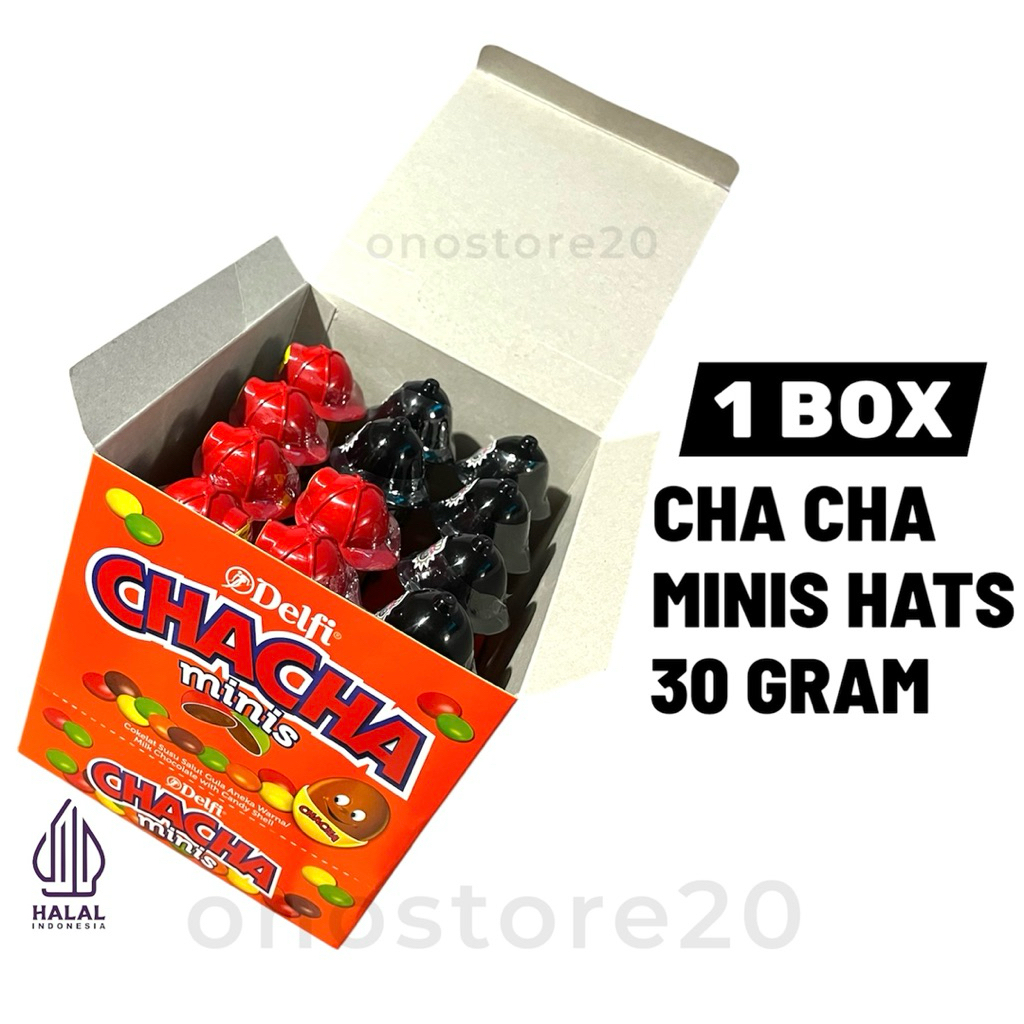 

1 Box Cha Cha Minis Hats 12 x 30 gram