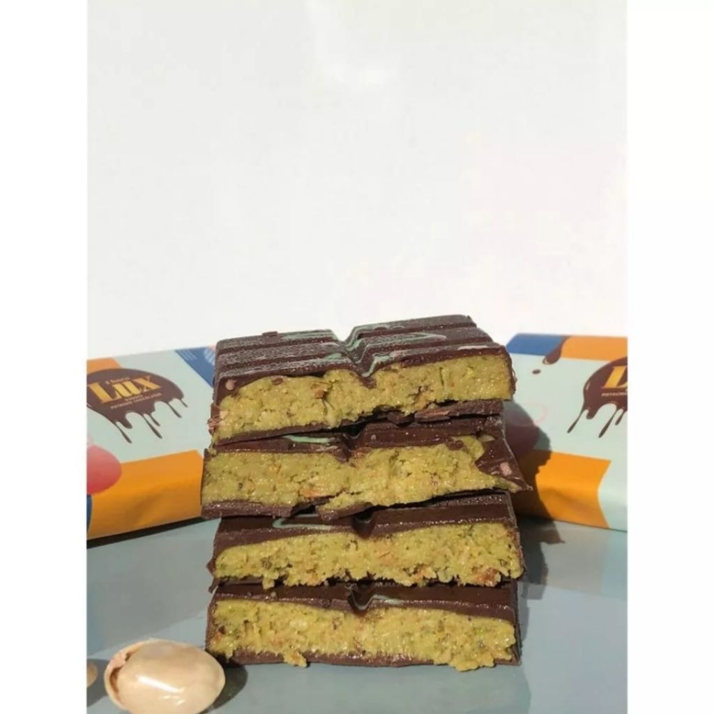 

[ BESAR ] COKLAT DUBAI VIRAL pistachio kunafe Chocolate original ukuran 16x8 besar