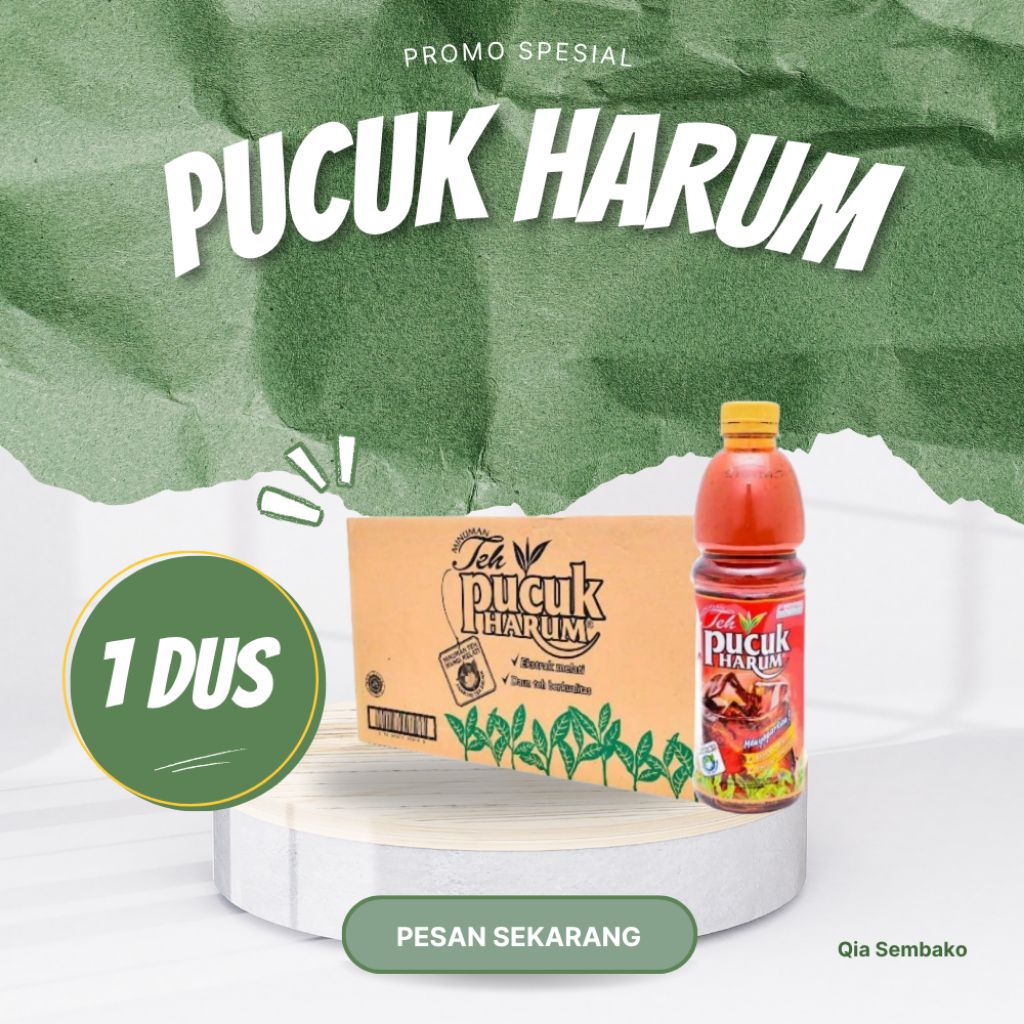 

TEH PUCUK HARUM 350 ml 1 dus isi 24 pcs