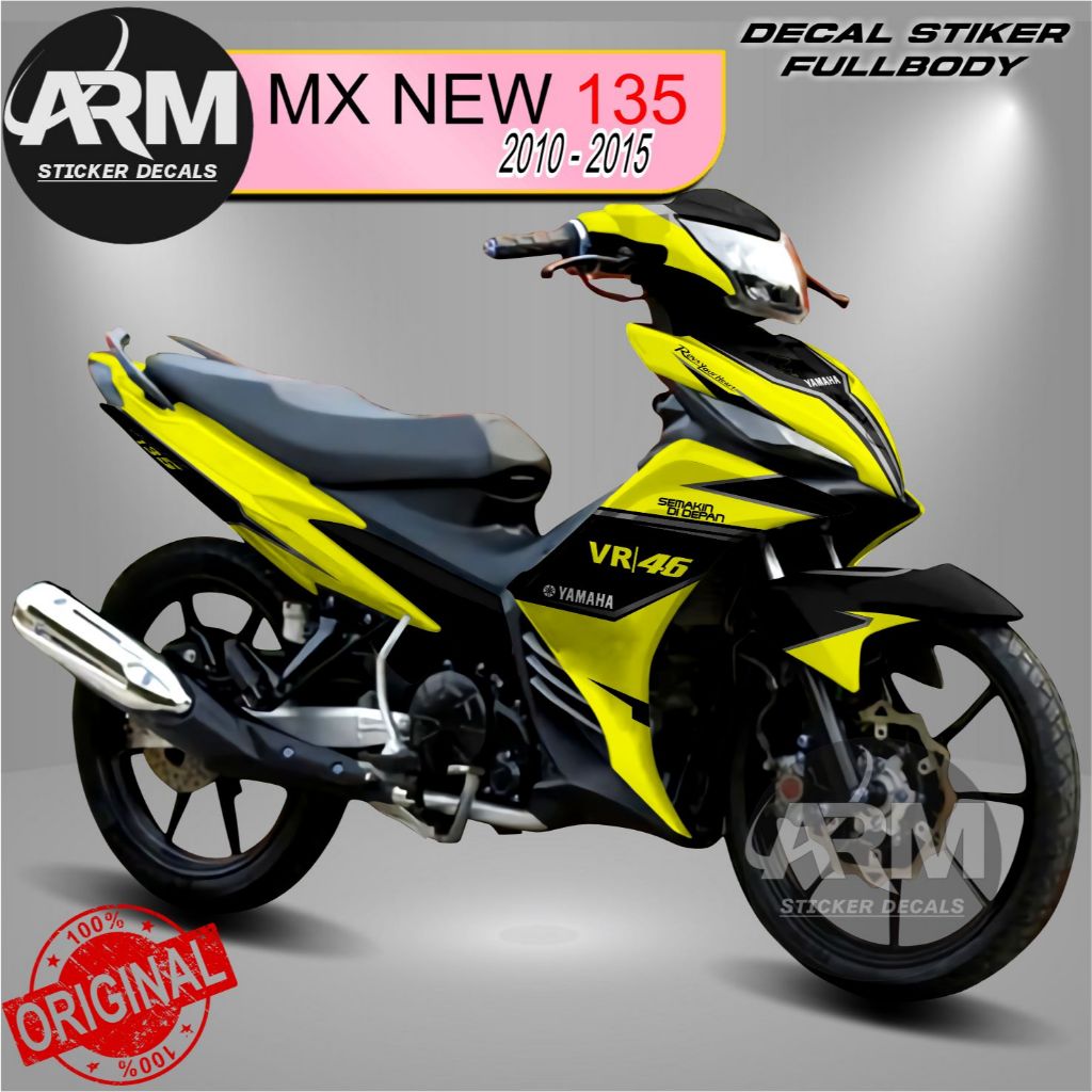 Terbaru - Decal Jupiter Mx New 135 Decal Stiker Mx 135 New Fullbody