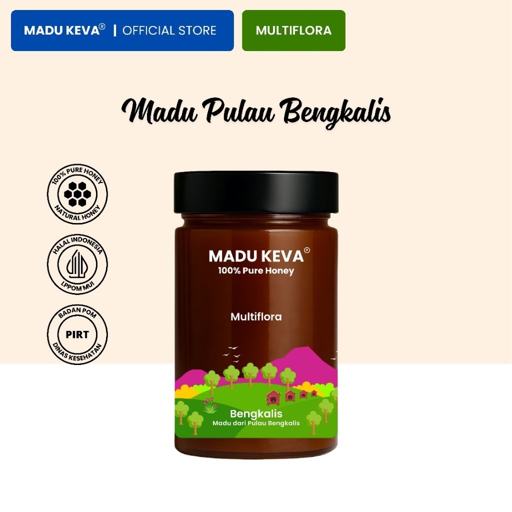 

Madu Keva Asli Pulau Bengkalis Riau 500gr - Madu Murni