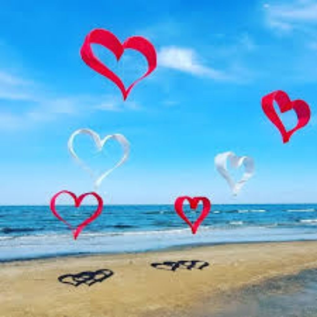 layang layang love ,hati