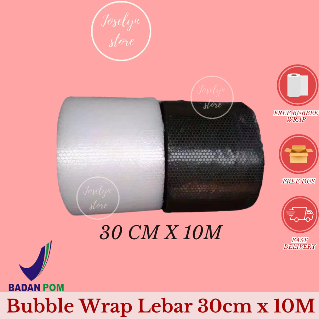 

Bubble Wrap MTAP Lebar 30 cm/Harga 10 mtr (panj 10 mtr x Lbr 30 cm)