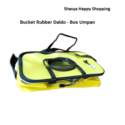 Box Umpan Pancing Tempat Udang Hidup Bucket Rubber Daido 35 cm Atau 40cm / Tempat Udang Hidup
