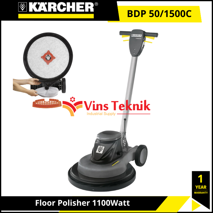 Karcher BDP 50/1500 C Polishing Machine - Mesin Poles Lantai Profesional dengan Performa Tinggi