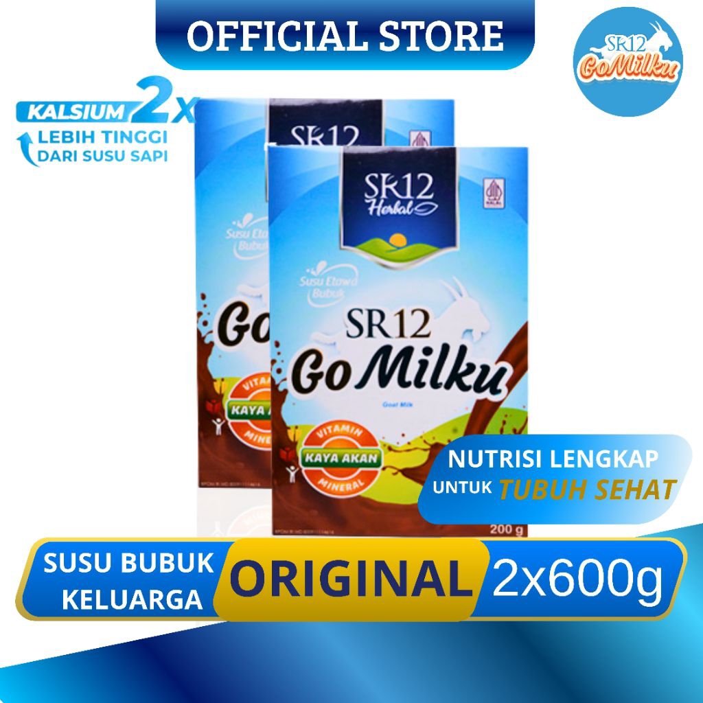 

Go Milku SR12 Cokelat 600g - 2 Box