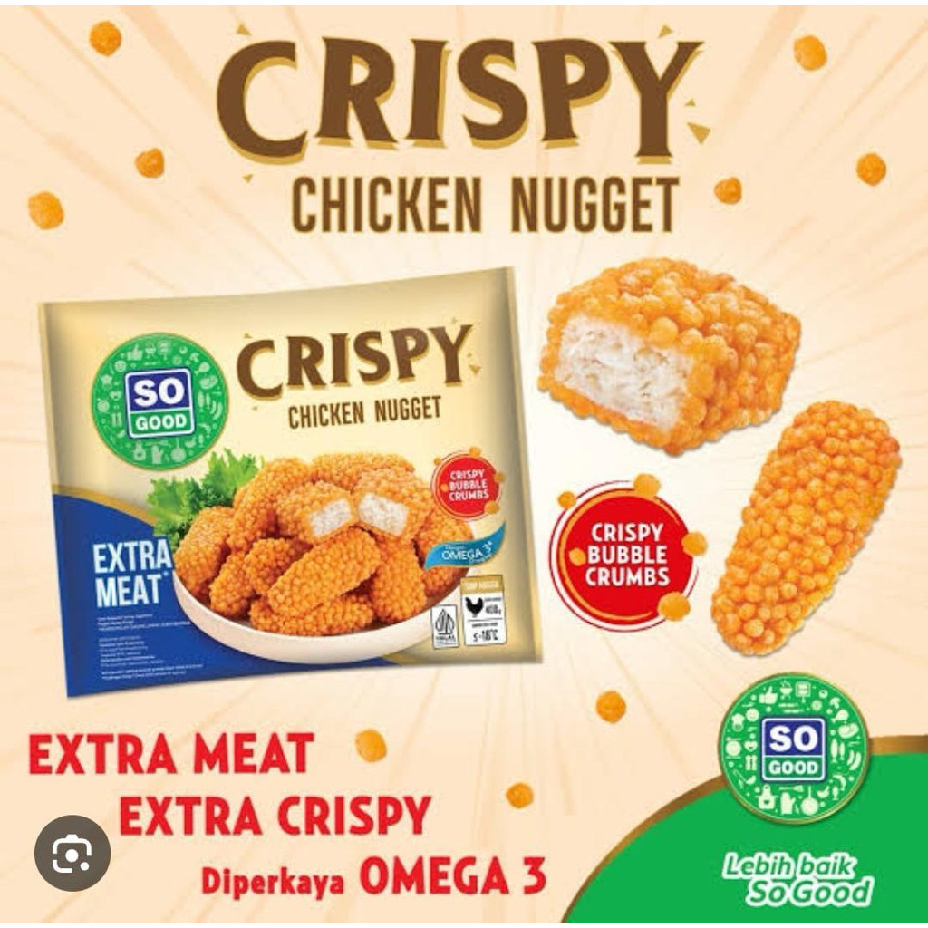 

So Good Crispy Chicken Nugget 400gr
