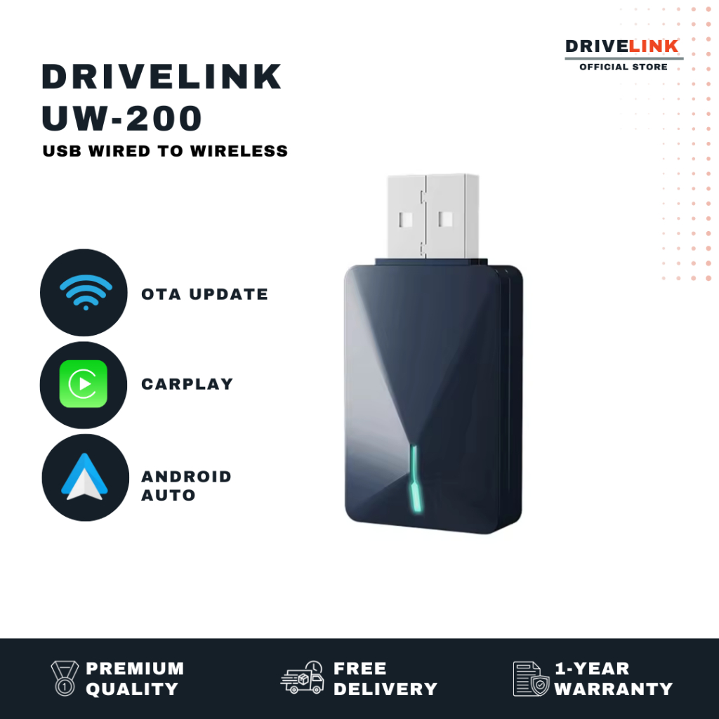 Wireless CarPlay Android Auto Mobil Tanpa Kabel Auto Connect Plug & Play Support Semua Mobil